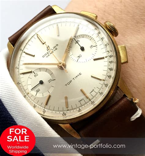 vintage men's breitling|vintage Breitling top time.